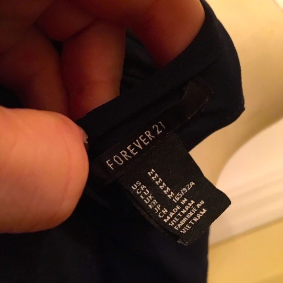 Ladies Forever 21 Long Sleeve Tie Front Top Size M - Picture 4 of 5